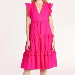Amanda Uprichard Chamomile Dress - Pink, Size Medium